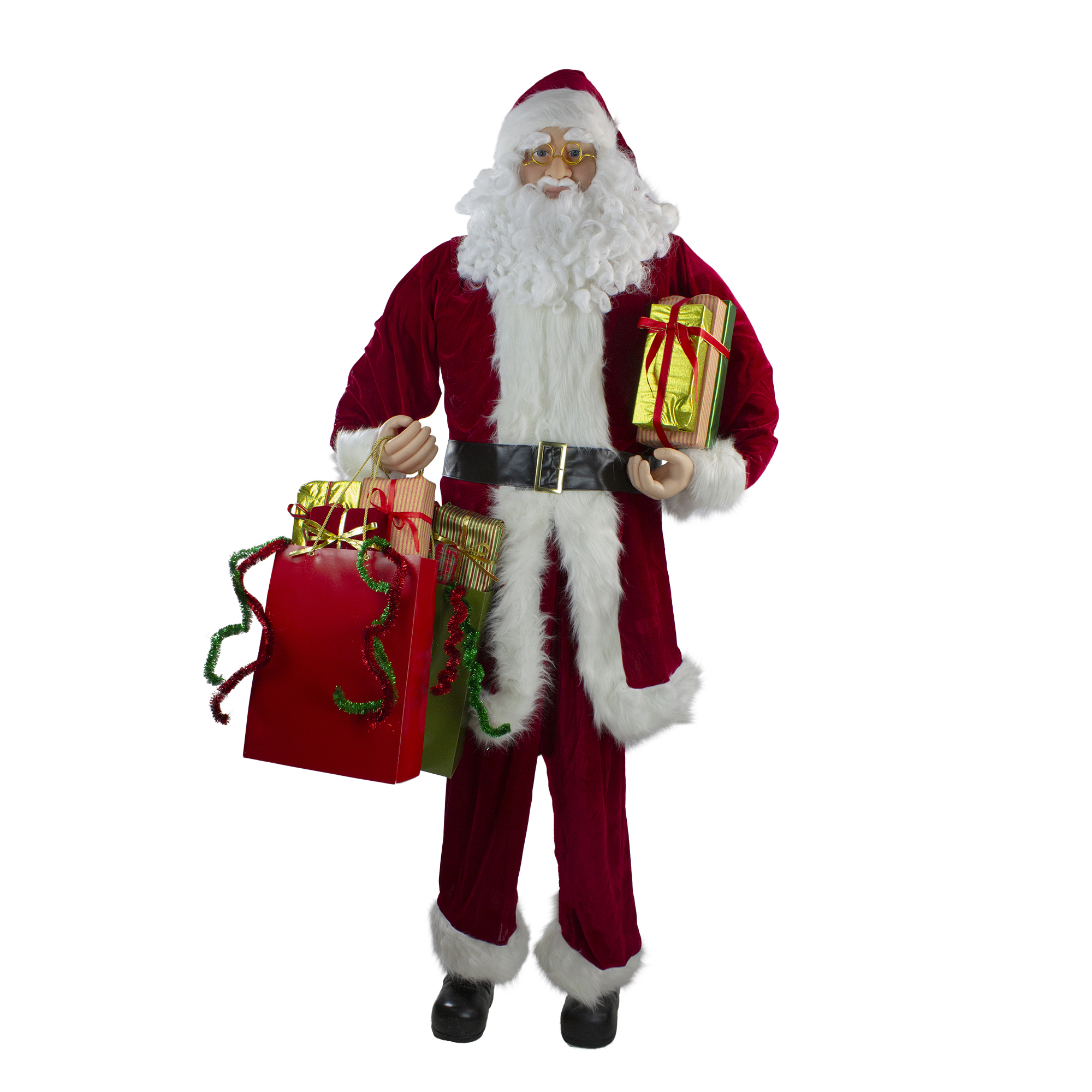Christmas MI8 Large Standing Santa 60cm Fabric New Lovely Item Great Value